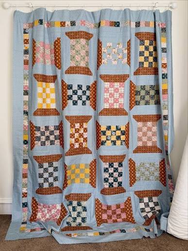 Riley Blake Honey Locust Checkered Spools Boxed Quilt Kit CKT-16270