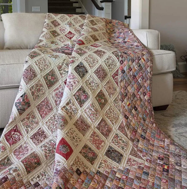 Riley Blake Jane Austen At Home Coverlet Quilt Kit KT-17450 Rare Find