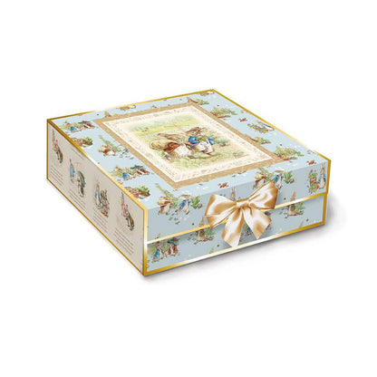 Riley Blake Peter Rabbit and Benjamin Bunny Adventure Boxed Quilt Kit featuring fabrics from the Peter Rabbit and Benjamin Bunny collection