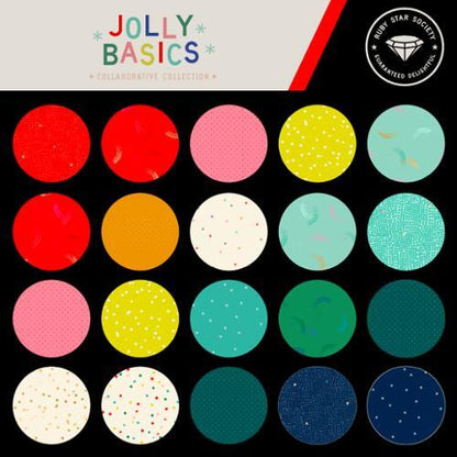 Ruby Star Moda Jolly Basics Fabric Fat Eighth Bundle RS5081F8