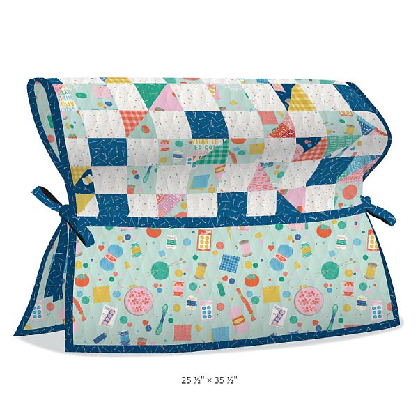 Free 5" Charm Friendly Sewing Maching Cover PDF Pattern