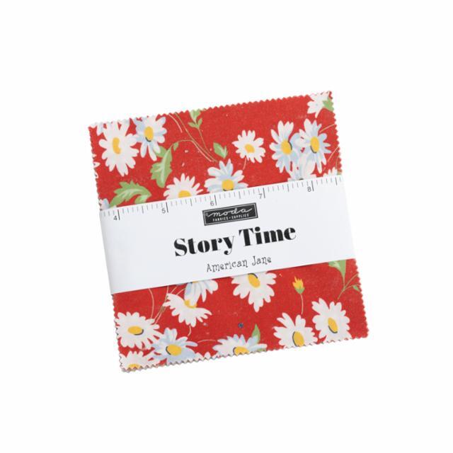 Moda Story Time Retro Vintage 5" Charm Squares 21790PP Rare Find