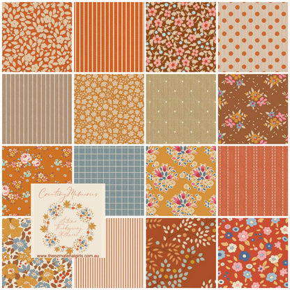 Tilda Creating Memories Fat Quarter Bundle 16 Piece Autumn 300208