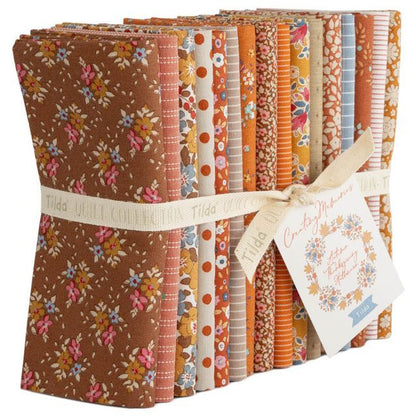 Tilda Creating Memories Fat Quarter Bundle 16 Piece Autumn 300208