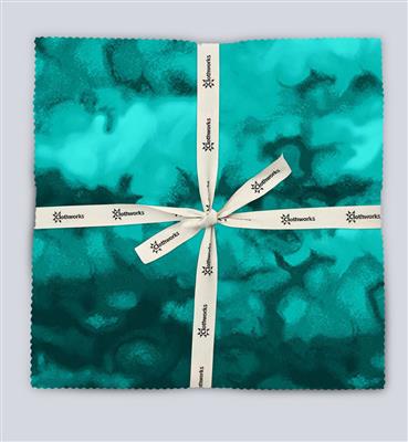 Clothworks | Misty Rainbow Mottled Blender 10" Layer Cake TSQ0183