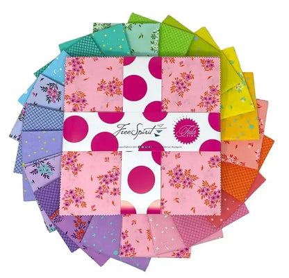 Tula Pink Full Moon Forest II True Colors 10" Charm Pack FB610TP